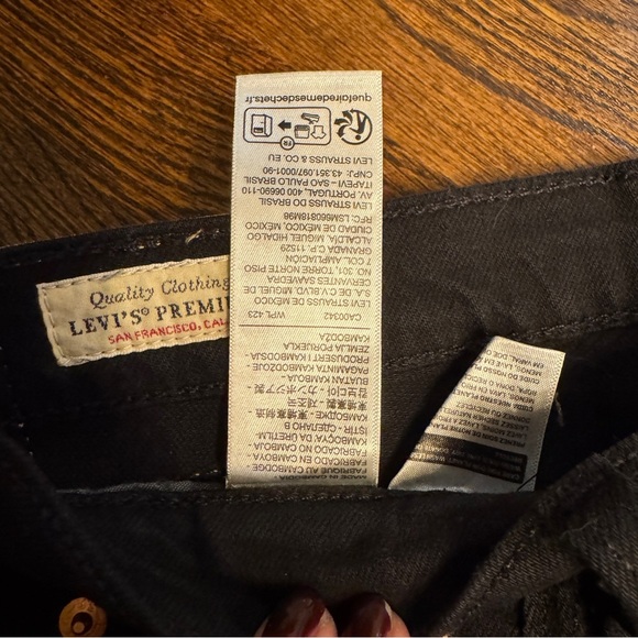 Levi’s 501’s straight leg jeans - Black 26/28 - Picture 4 of 8